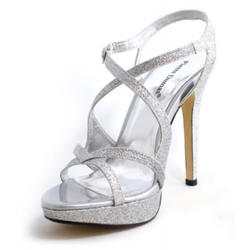 Pierre dumas silver heels